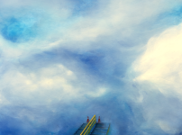 [쇼벨]  walk into the sky ... drawn by taiwanese artist Chang Pei Fang  - Chang Pei Fang